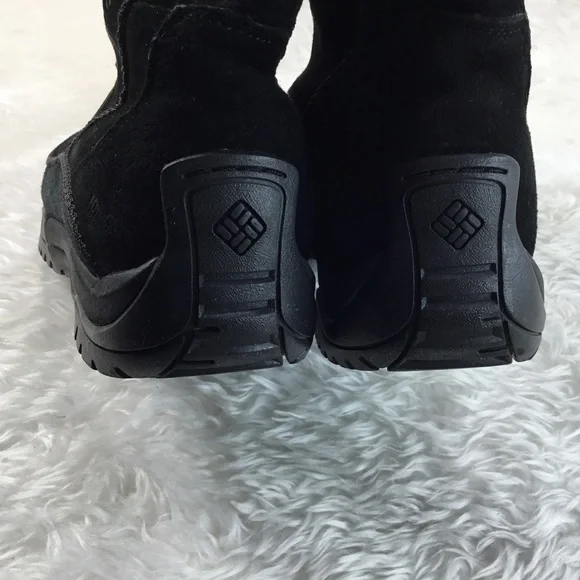 COLUMBIA TERAVAL BLACK WATERPROOF BOOTS 9.5 - Picture 6 of 9